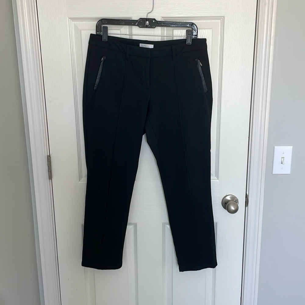 New York & Company stretch cropped pants - size 8 - black